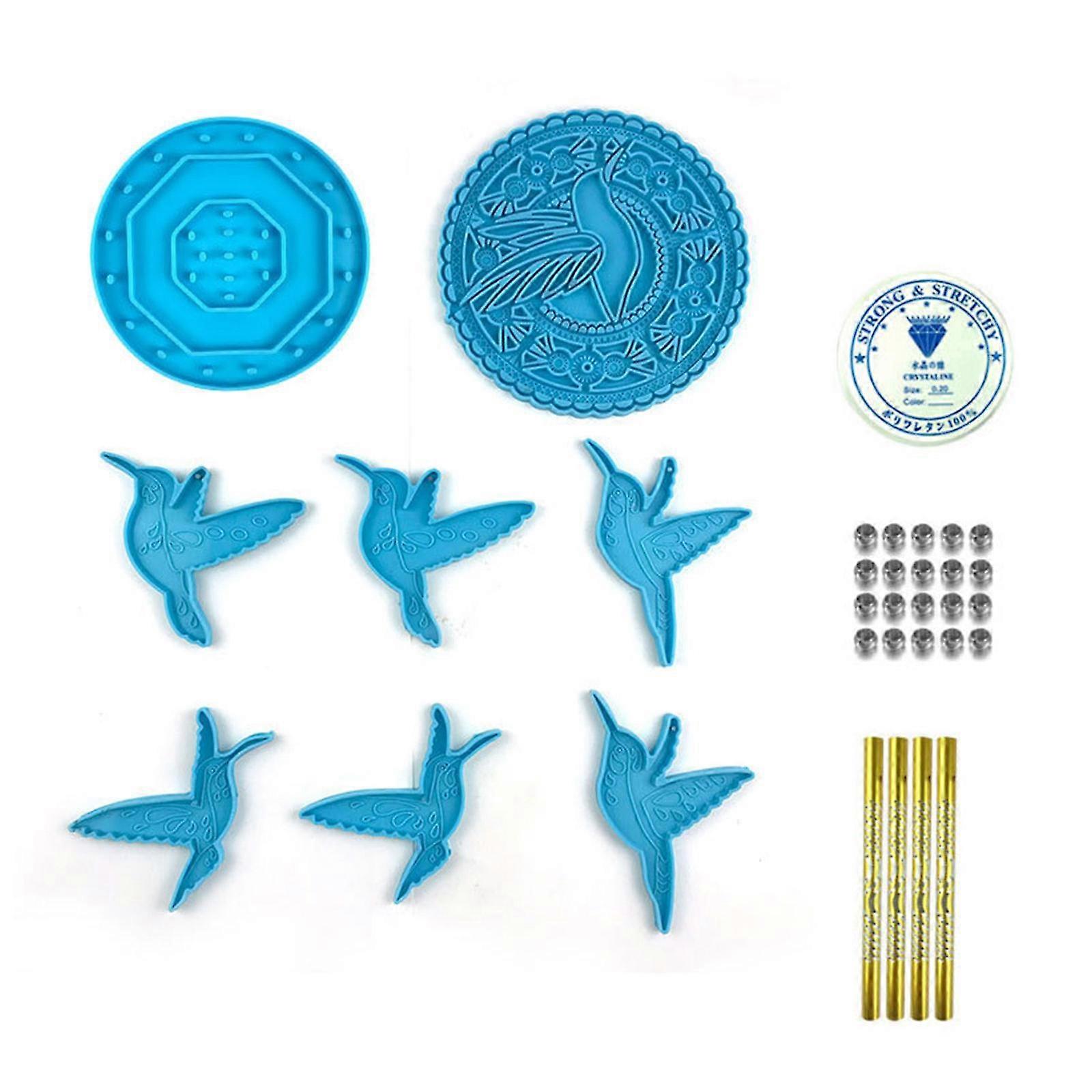 KINCJON Wind Chimes Resin Molds Silicone Kit For Resin Casting,wind Chime Epoxy Molds