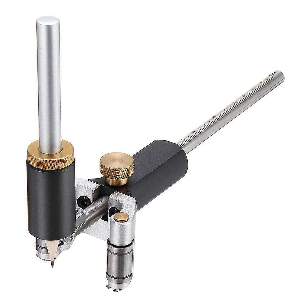 2 In 1 Woodworking Straight Line Linear Arc Scriber Tool With Pencil Scribe Tool Draw Circle Straight Tool