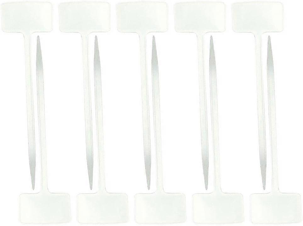 علامات النبات الأبيض ، علامات بلاستيكية علامات من النوع T أنواع النباتات نوع حديقة قابلة لإعادة الاستخدام علامة حديقة مقاومة للماء