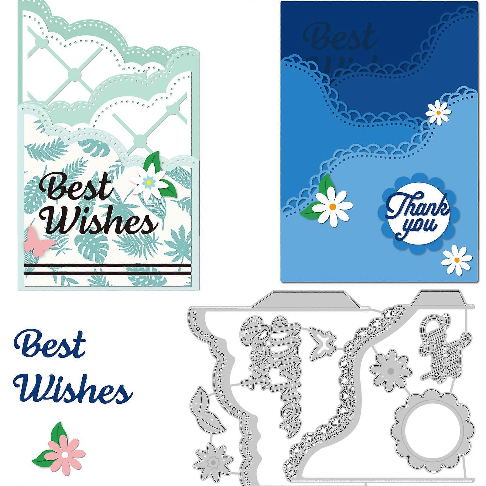 Wave Pattern Decoration Template Reusable carbon steel Stencil