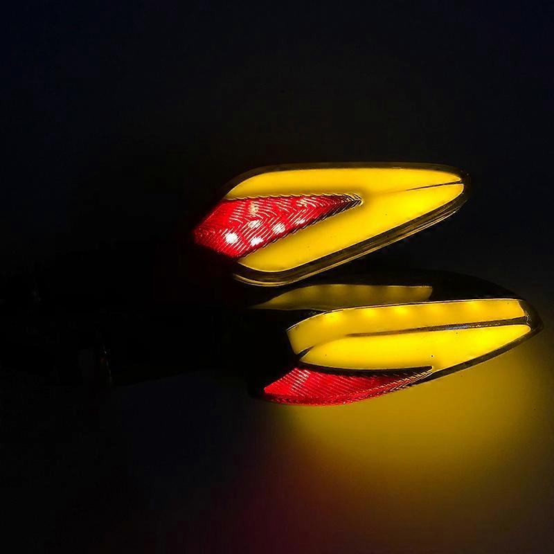 Electric car motorcycle turn signal horizon little monkey modified bulb 12V running water daytime turn turn turn light