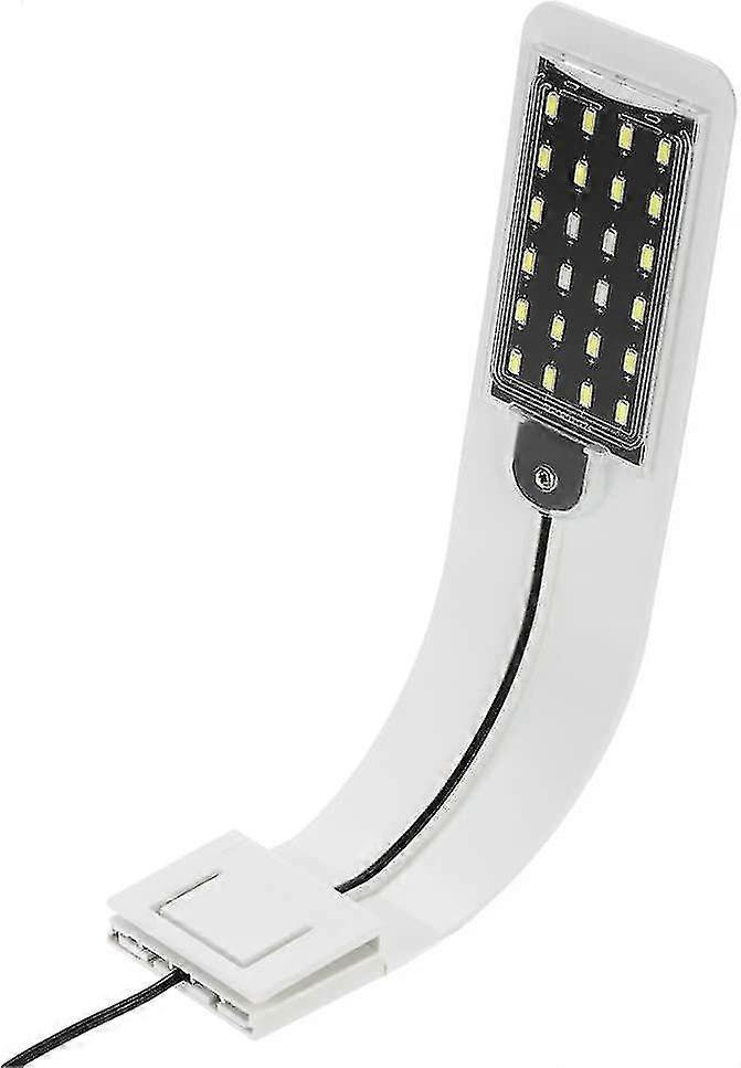 10w Ultra Thin Aquarium Led Light Ultra Bright Clip-on Lighting Lamp 24 Leds For Fish Tank