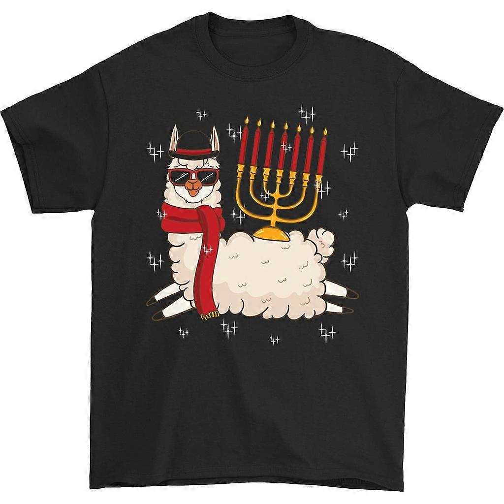 Flying Llama Hanukkah T-shirt