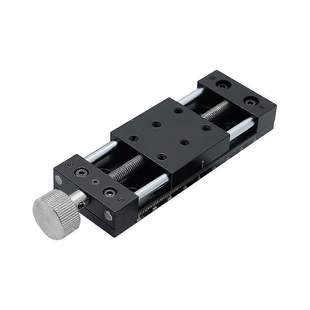 40mm 60mm XY Axis Manual Motion Stage Cross Sliding Table Triangular Screw Stainless Steel Slide Screw Simple Component For CNC