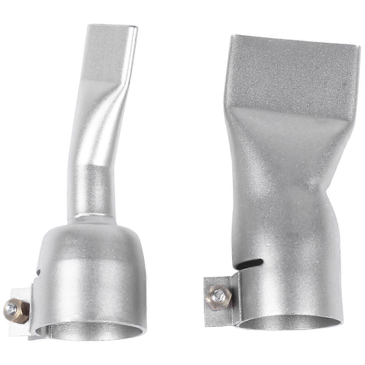 What Is A Heat Gun Nozzle Made Of Welding Gun Nozzle, 2Pcs Stainless Steel Hot Air Gun Nozzle Flat Nozzle Welding Heat Gun Accessories 20mm Small+40mm Large Tip For Welding PP PVC