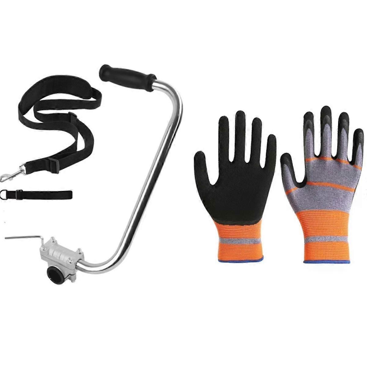 Trimmer Grip with Trimmer Shoulder Harness String Trimmer Handle Lawn Trimmer Handle Grips Weed Eat