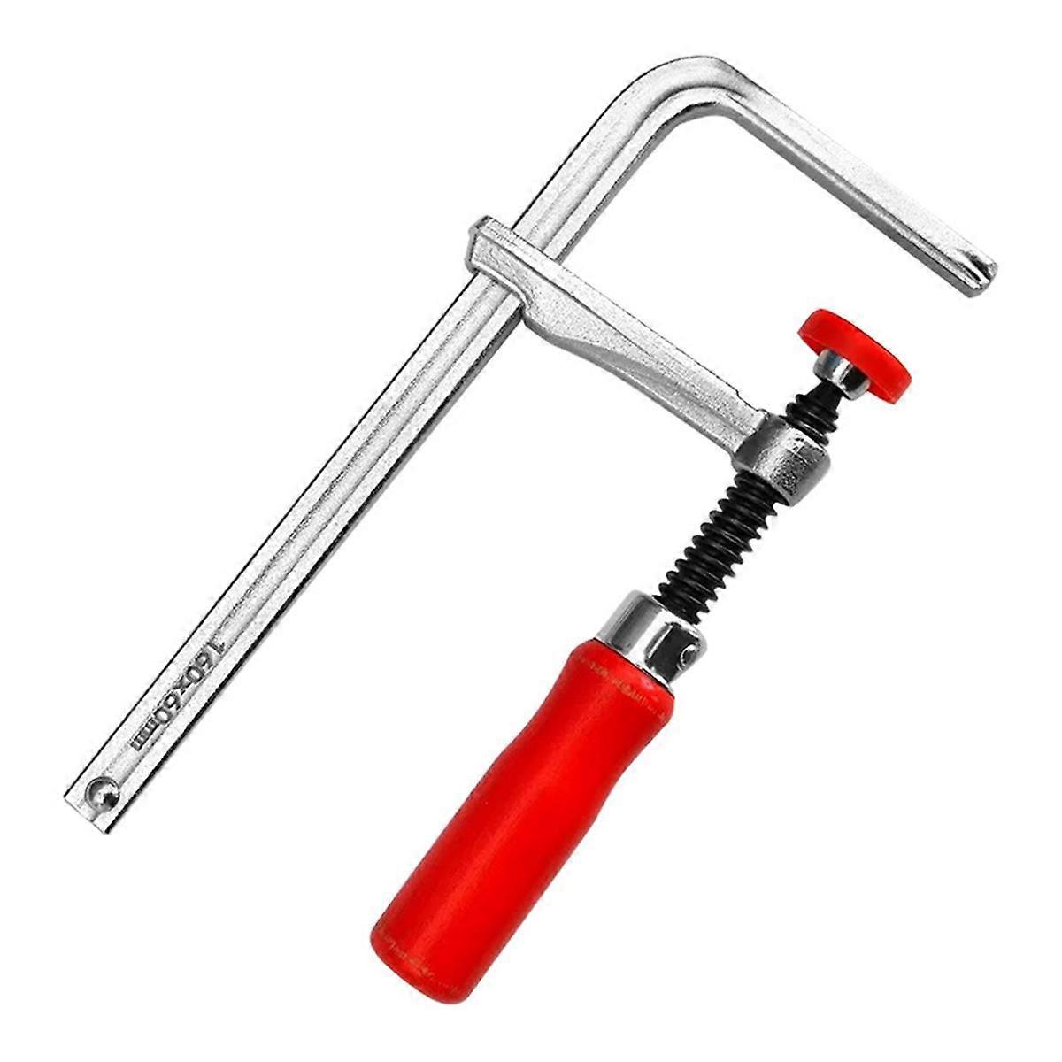 Screw Action Arm Guide Rail Clamp Comprehensive 120mm Wood Handle Guide Rail Clamp Fixture with Scr
