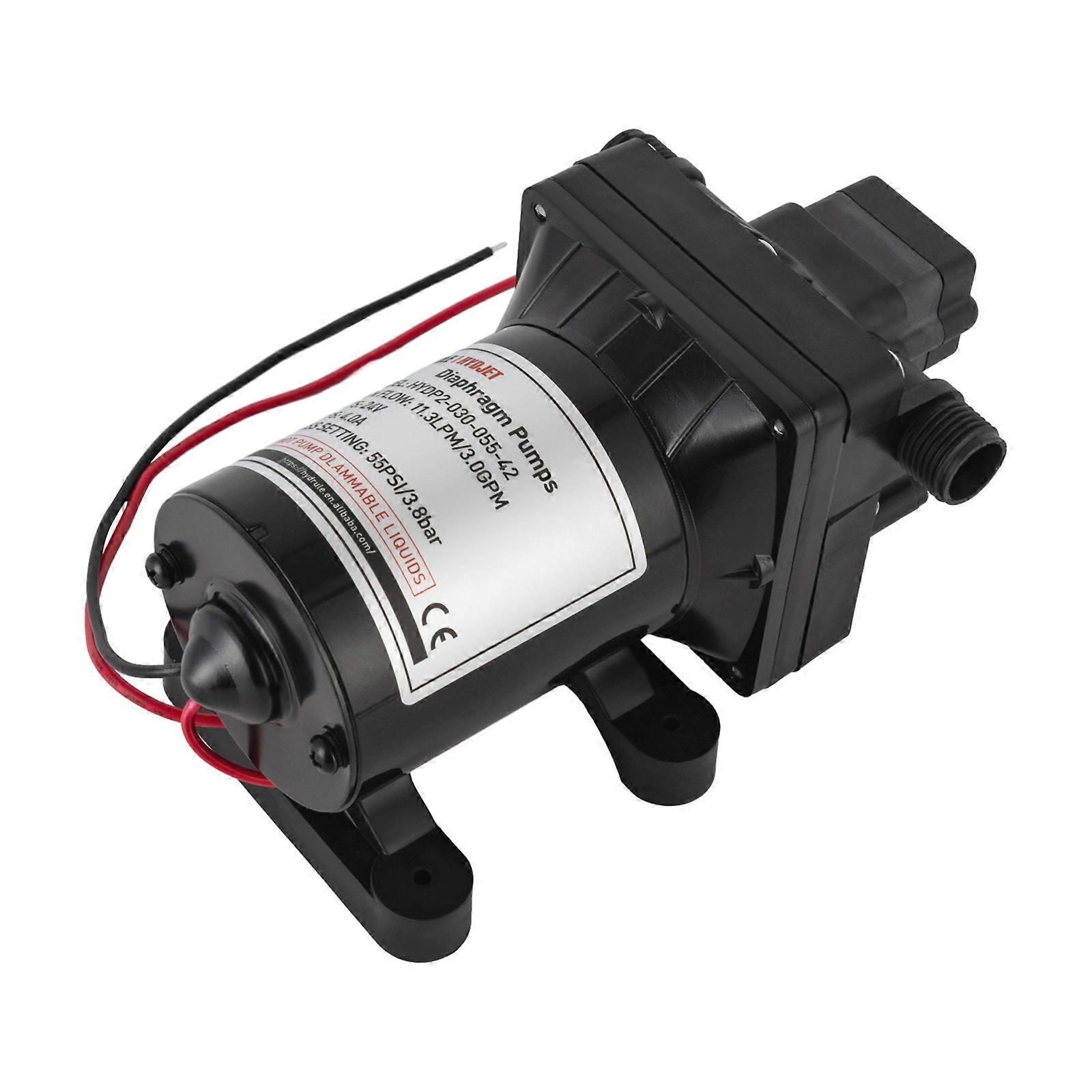 RV Diaphragm Pump Pressure Switch Kit - 40-80PSI For 12V-115V Water Pumps, 2-Pack