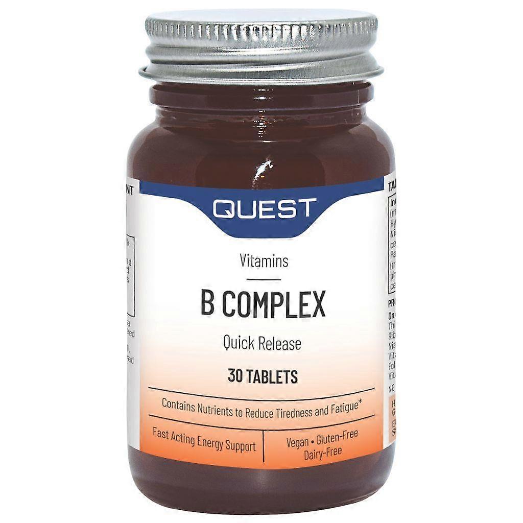 Quest Vitamins B-Complex Quick Release Tabs 30 (601210)