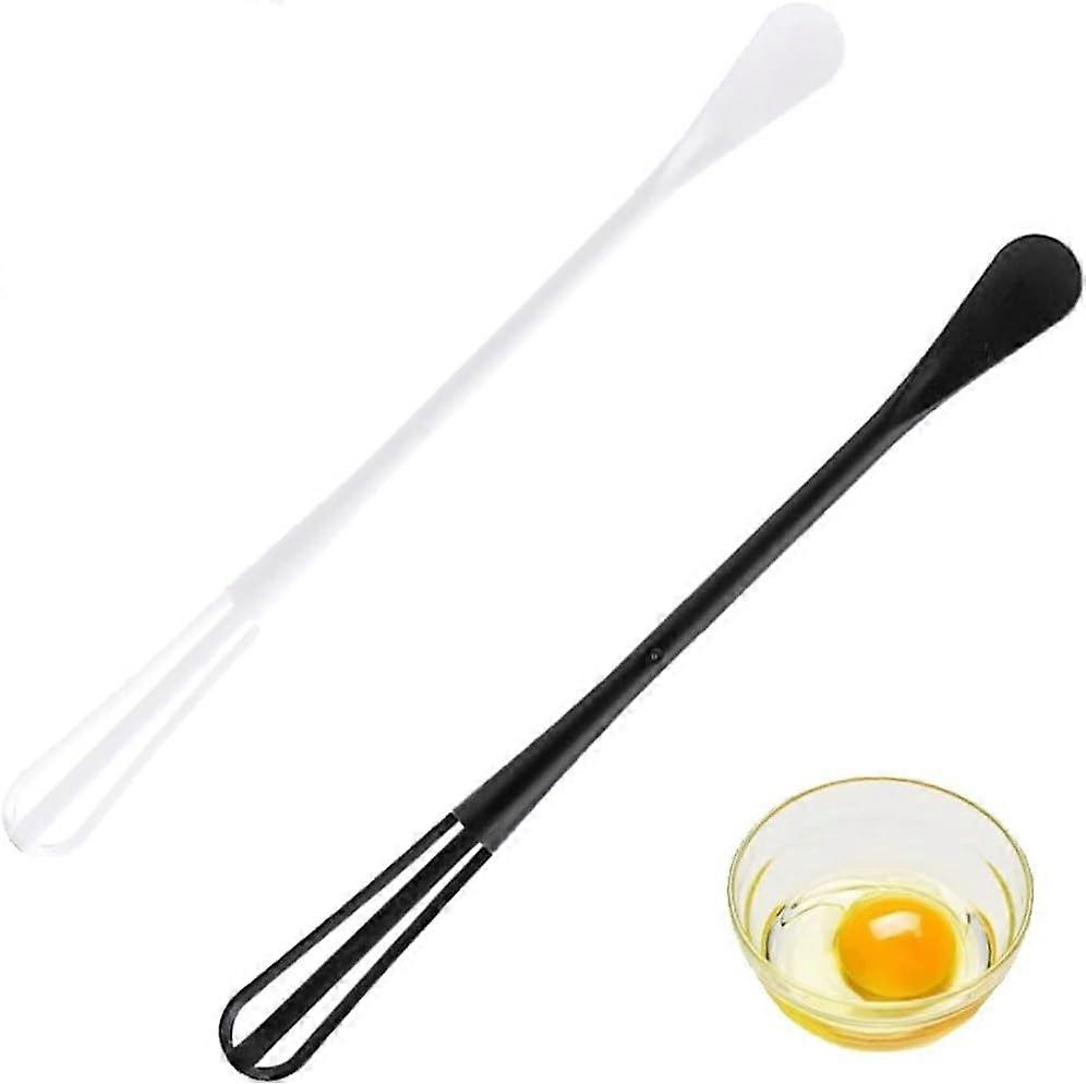 2pcs Plastic Egg Whisk Mini Multifunctional Egg Beater Kitchen Utensil,2024 Ping