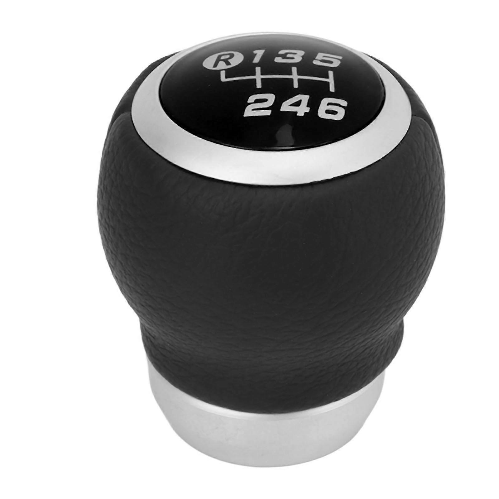 6 Speed Car Gear Shift Knob Head Automatic Gear Shift Handle Replacement for Subaru Black