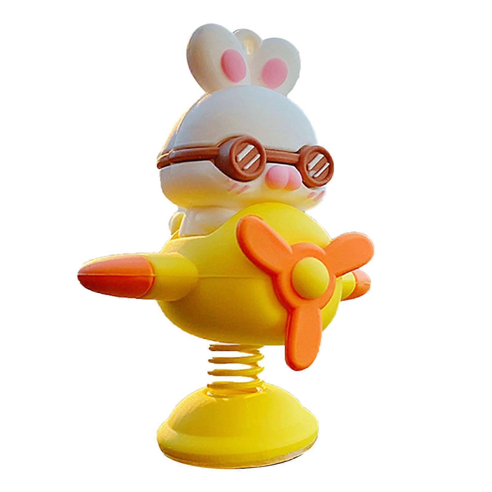 車のダッシュボード春かわいい揺れ人形置物揺れ春のおもちゃ車のダッシュボードデコレーションおもちゃ小型航空機YEMAA