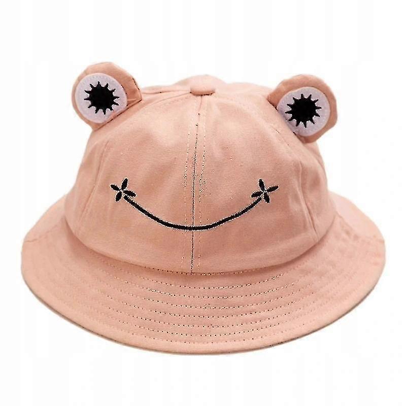 Cartoon Frog Bucket Hat For Kids