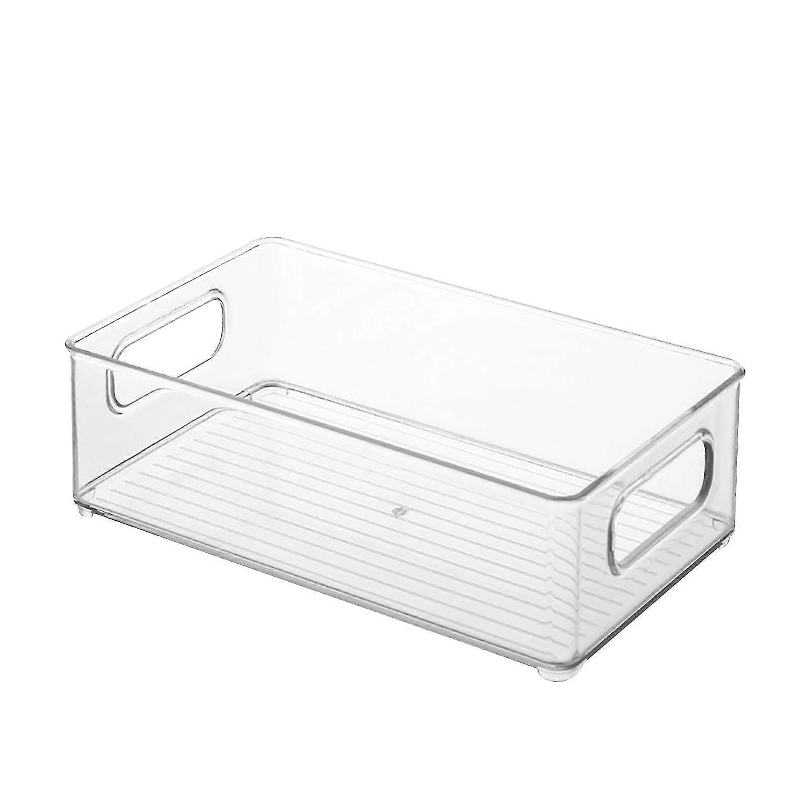 Refrigerator Storage Box Drawer Type Food Storage Box Transparent With Handle