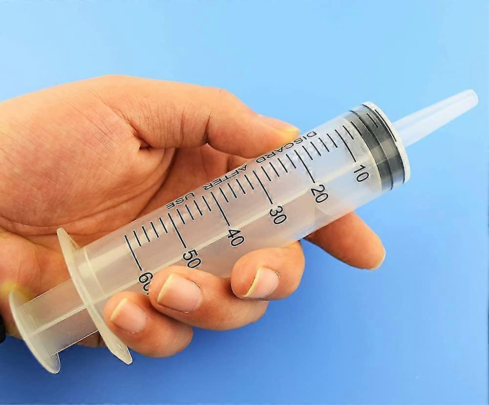 16 stuks 30 ml spuit, steriele spuiten met deksel, kunststof spuit voor olie, remvloeistof, herbruikbare plastic spuit voor kleine huisdiervoeding, motorolie of remvloeistof