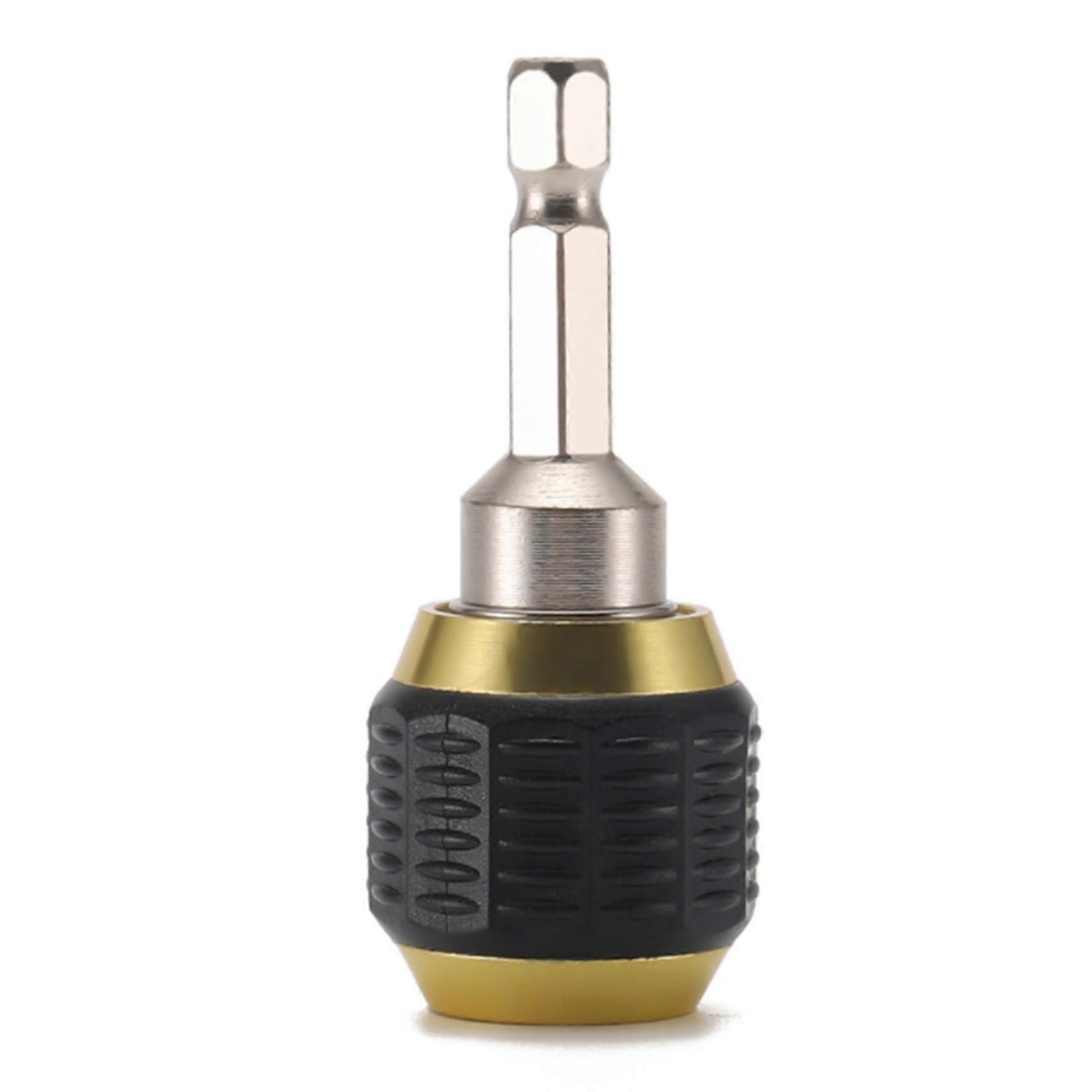 1pcs Hexagonal Shank Quick Coupling 50mm Keyless Drill Chuck Screwdriver Impact Driver Adaptor Power