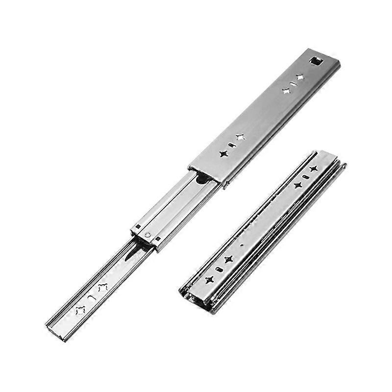 ball slide set of 2 (1 pair) - drawer rail - sliding drawer rail - high quality drawer slide - easy to assemble (5320 heavy duty slide - 10")