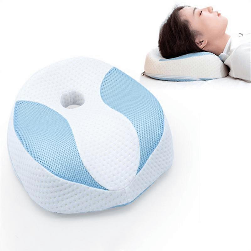 EVAGO Memory Foam Neck Pillow with Comfortable Cover Neck Pillows for Rest Sleep