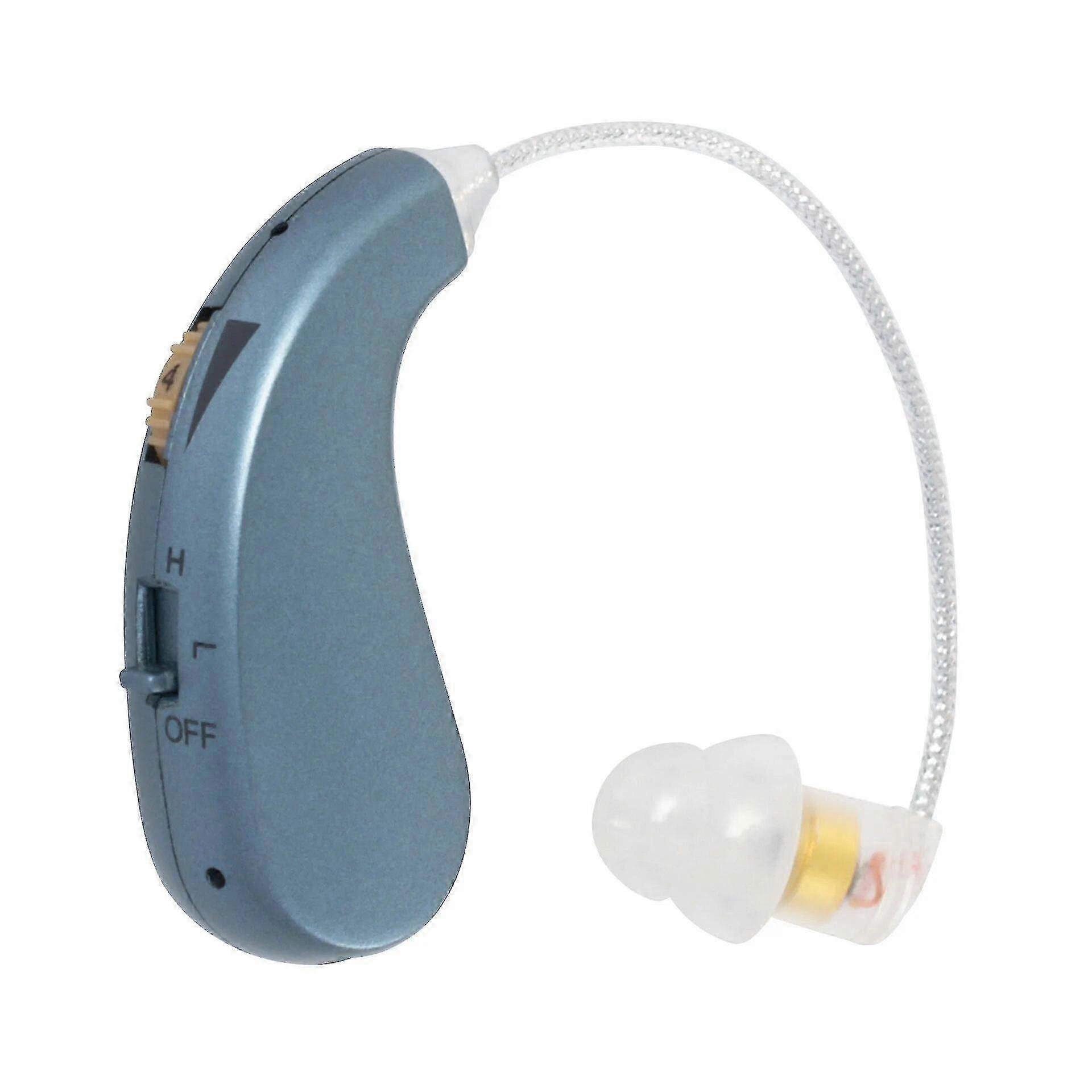 Advanced Rechargeable Mini BTE Hearing Aid - Digital Sound Amplifier With Adjustable Volume For Elderly