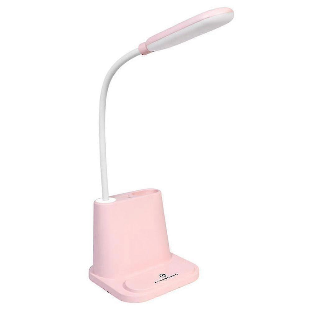 YYH-Touch Dimming And Eye Protection LedUSB Charging Desk LampPink
