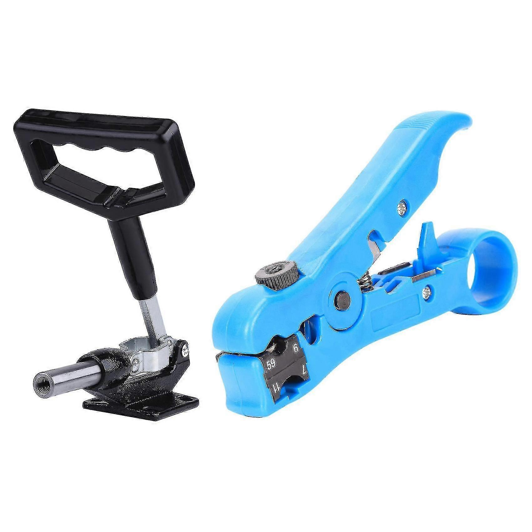Automatic Cable Stripper Electric Wire Stripping Tool, Blue PXCL