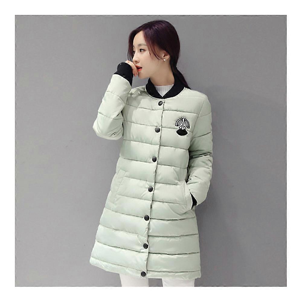 Winter Down Coat Woman Middle Long Light Thin Slim