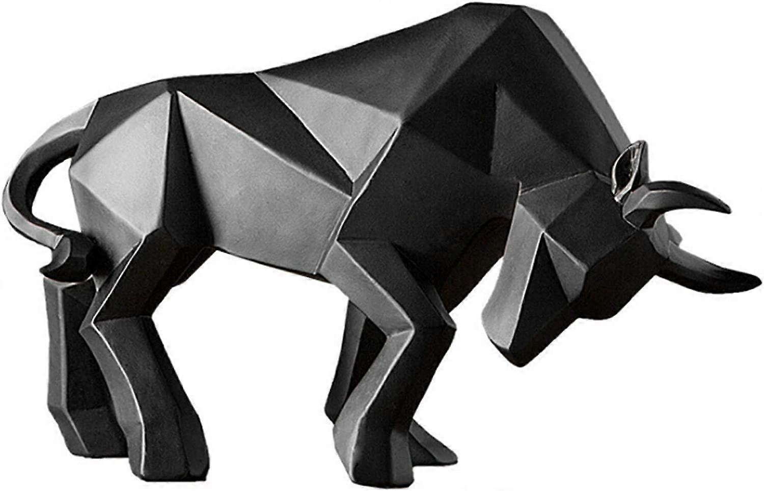 Toro Statua Bue Figurina Resina Tori Scultura Decorazione Della Casa Morden hotel Bue Ornamento Cafe Figurine di Animali Bull Scultura