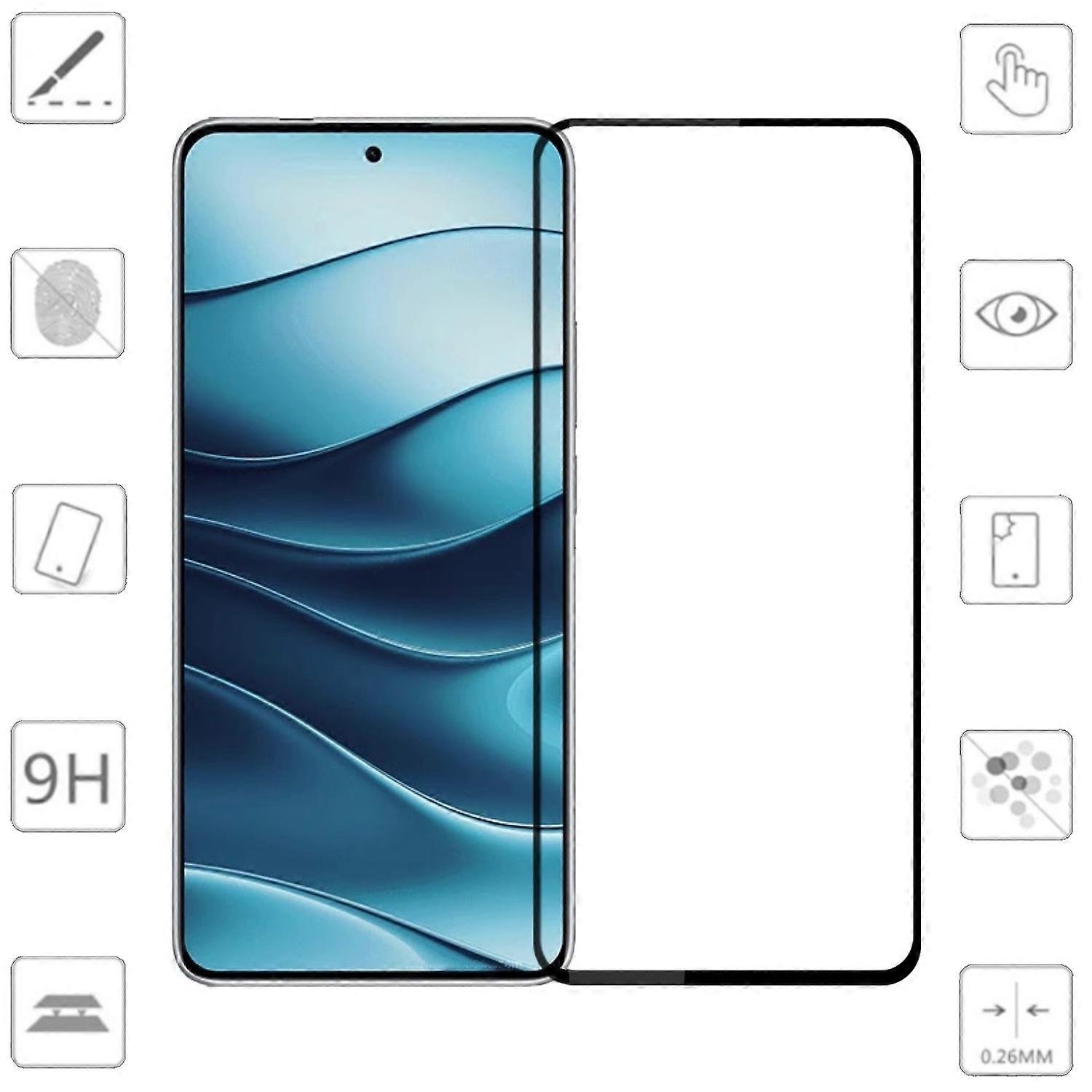 For Xiaomi Redmi Note 14 5G 2x 3D Premium Full 0.3mm Protection Hard Glass