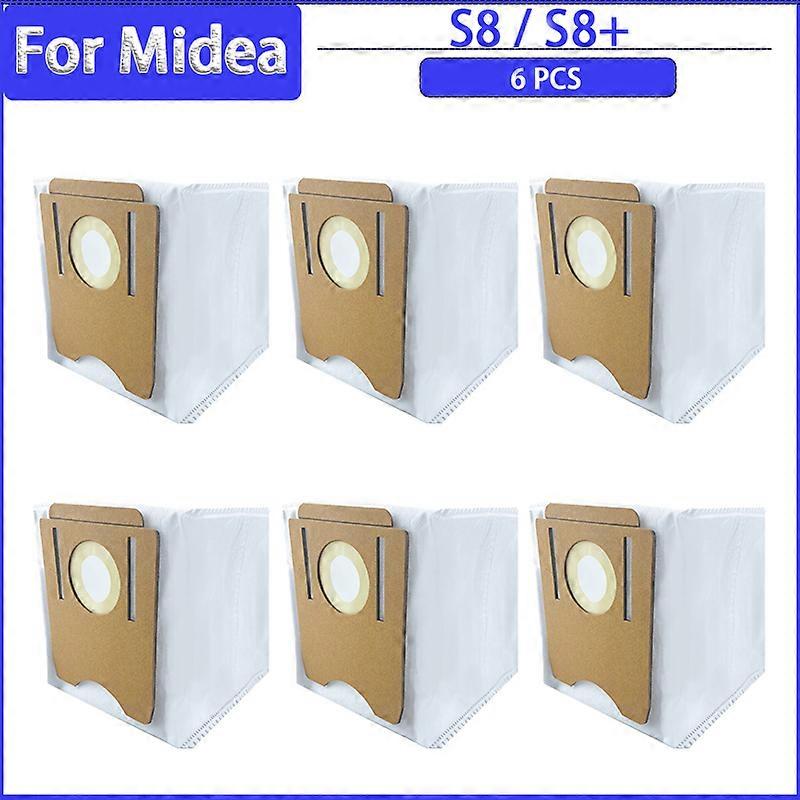 Main Side Brush HEPA Filter Mops Cloth Dust Bag For Midea S8 / S8+ Robotic Vacuum Cleaner Accessories Replacement Carpet Sweepers