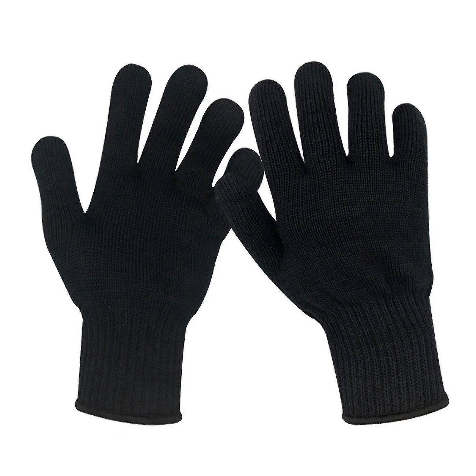 2pcs Lockenstab-resistente Handschuhe Compitiabe mit Haarstyling