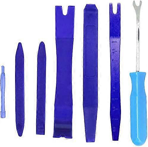 7pcs Car Door Trim Panel Removal Tools - Panel Removal Tools with Car Dashboard Trim Removal Tool Kit