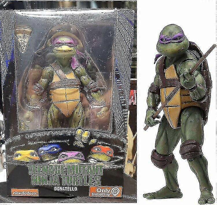 نموذج لعبة ، سلاحف النينجا المتحولة في سن المراهقة 7 بوصة Neca TMNT لعبة في سن المراهقة المنقولة شخصية الحركة هدية الأطفال - ZHENV