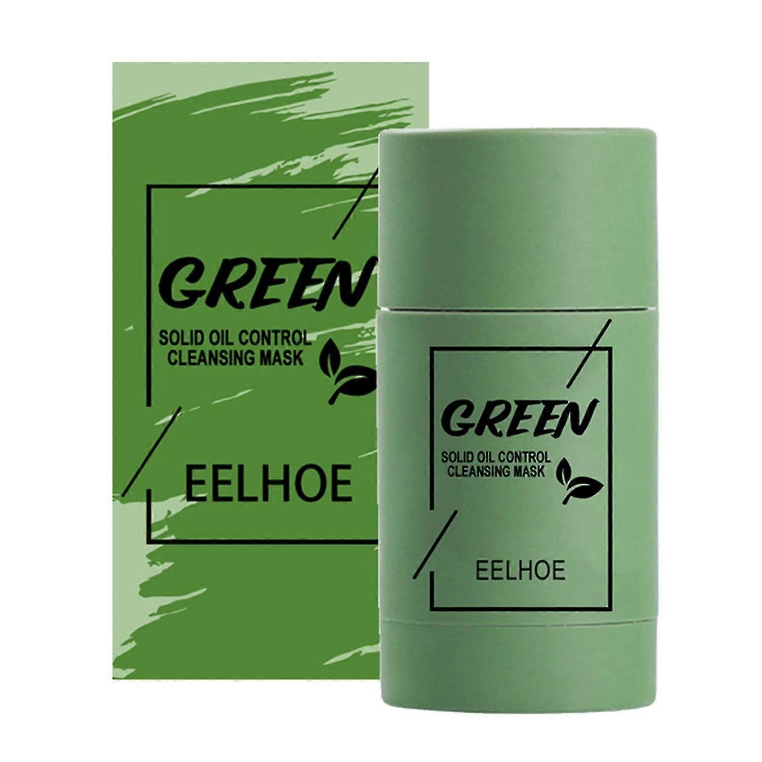 EELHOE Purifying Clay Stick Portable Pores Deep Cleansing Oil Control Face-Mask Round Stick
