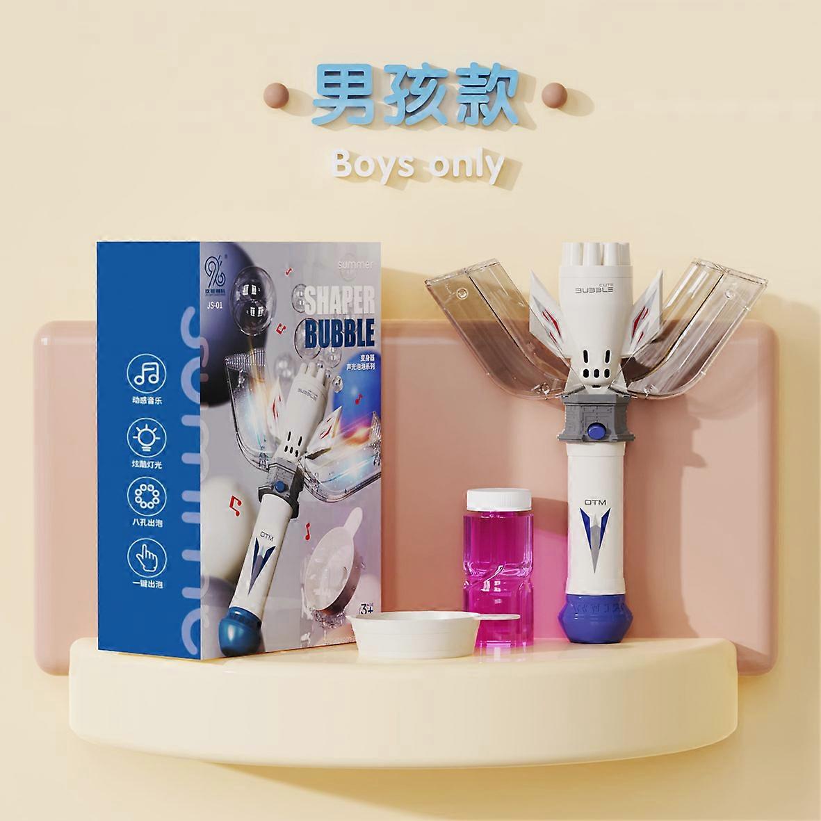 Transformação Bubble Stick Banho Bubble Machine Net Red Gatling Bubble Gun Bubble Stick