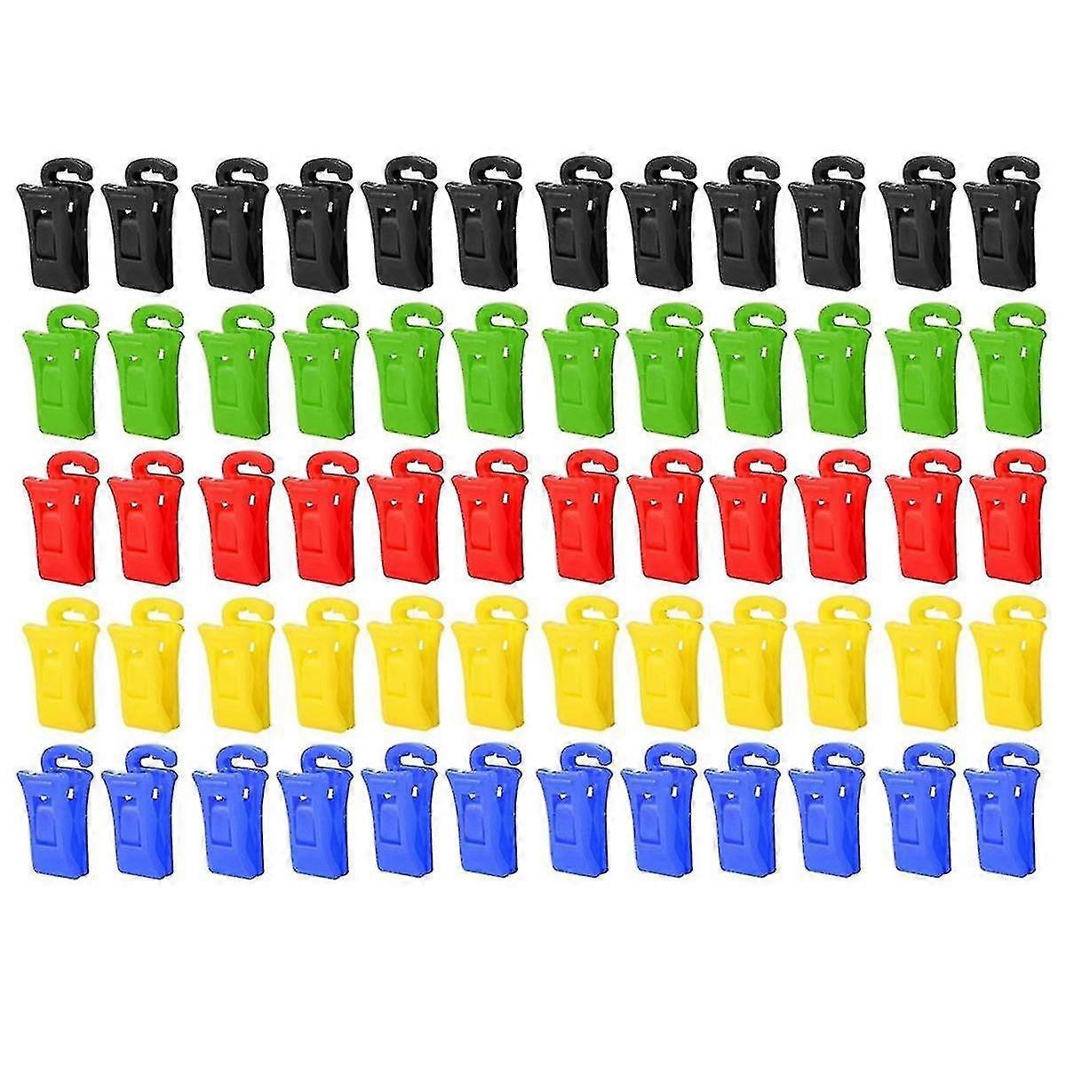 60 Sock Clips For Washing Machine And Dryer, Sock Clips With Hooks,sock Holder Washing Machine, Dir - MXBC