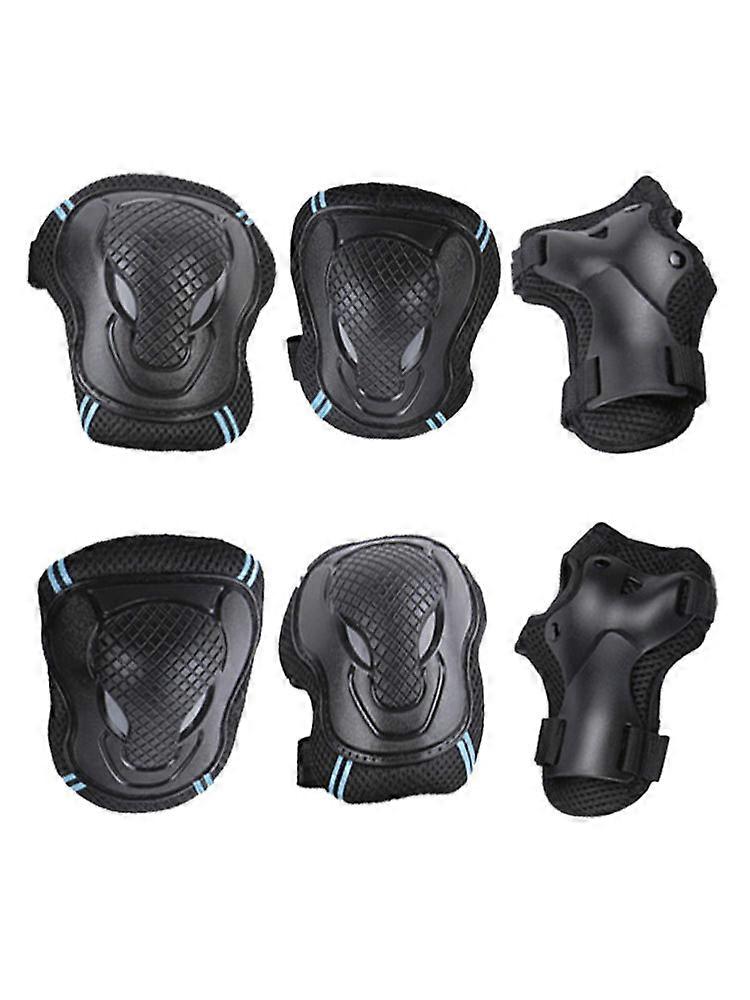 Knäskydd för barn, 6-pack professionella skydd, inline-skridskoskydd