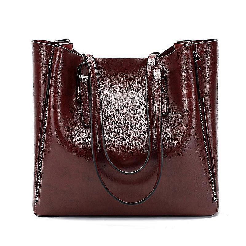 Kvinnor Handväskor Vintage Pu Läder Mode