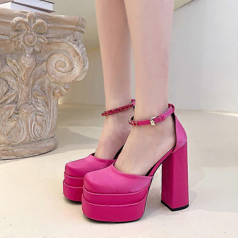 Chaussures Femme à Talons Hauts Plateforme Avec Zip - Taille 7, Noir, Style Tendance