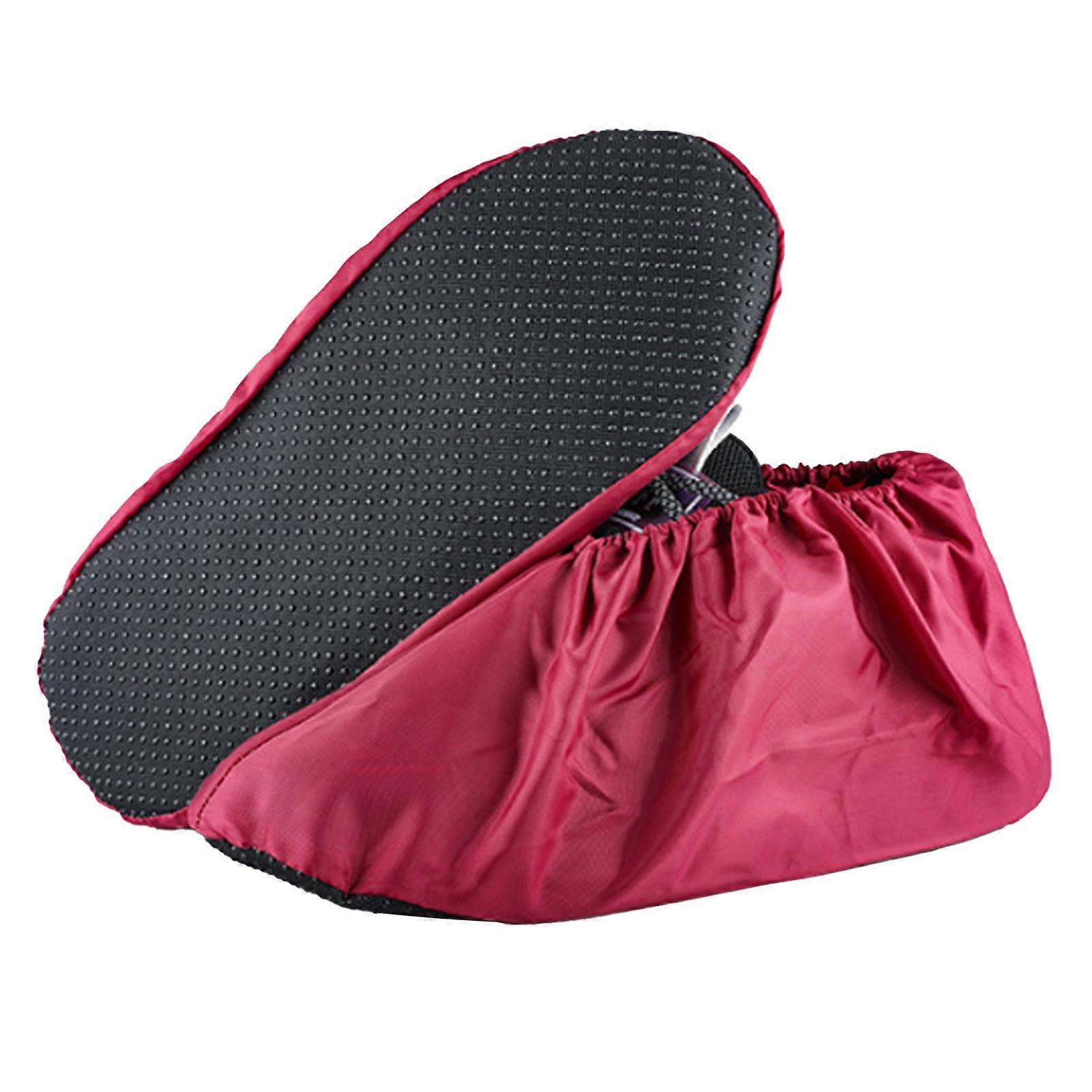 1 par de capas de sapato à prova d'água reutilizáveis dobráveis antiderrapantes capas de bota de chuva resistentes ao desgaste protetor de sapato galochas Jikaix