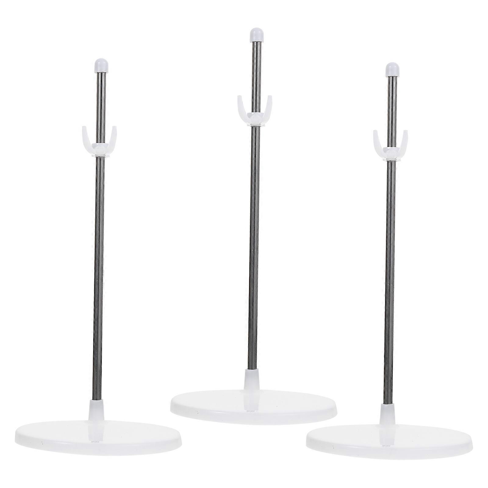 3pcs Mini Doll Stands Adjustable Doll Display Holder Action Figures Doll Accessories