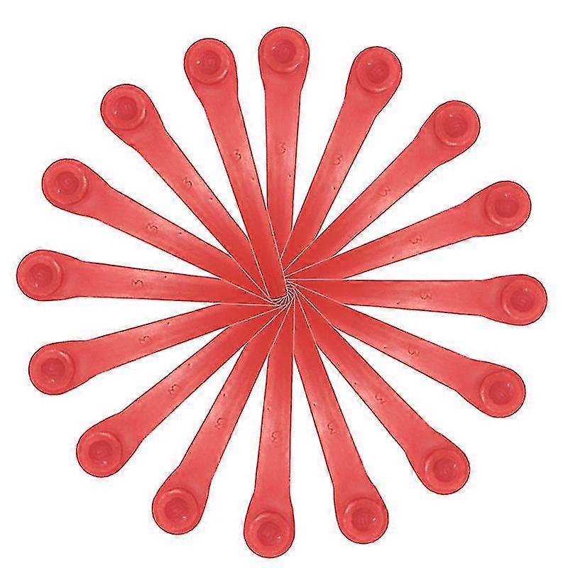 Plast gresstrimmerblad erstatning lang levetid (50 stk.)