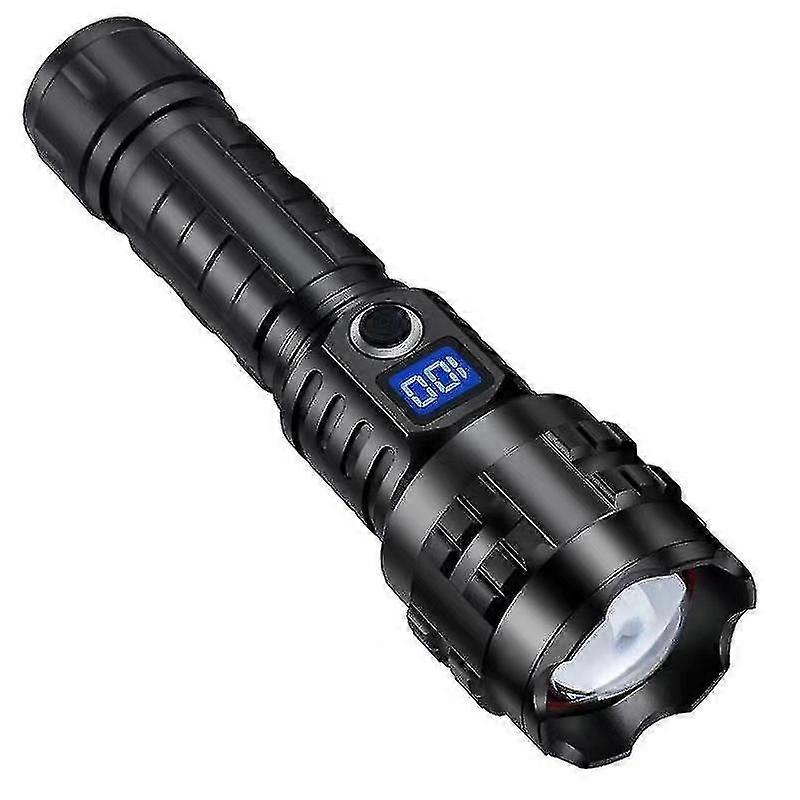 Super Bright Torch High Lumen Rechargeable, 100000 Lumen Powered Led Torch The Brightest Torch For Camping, Emergency