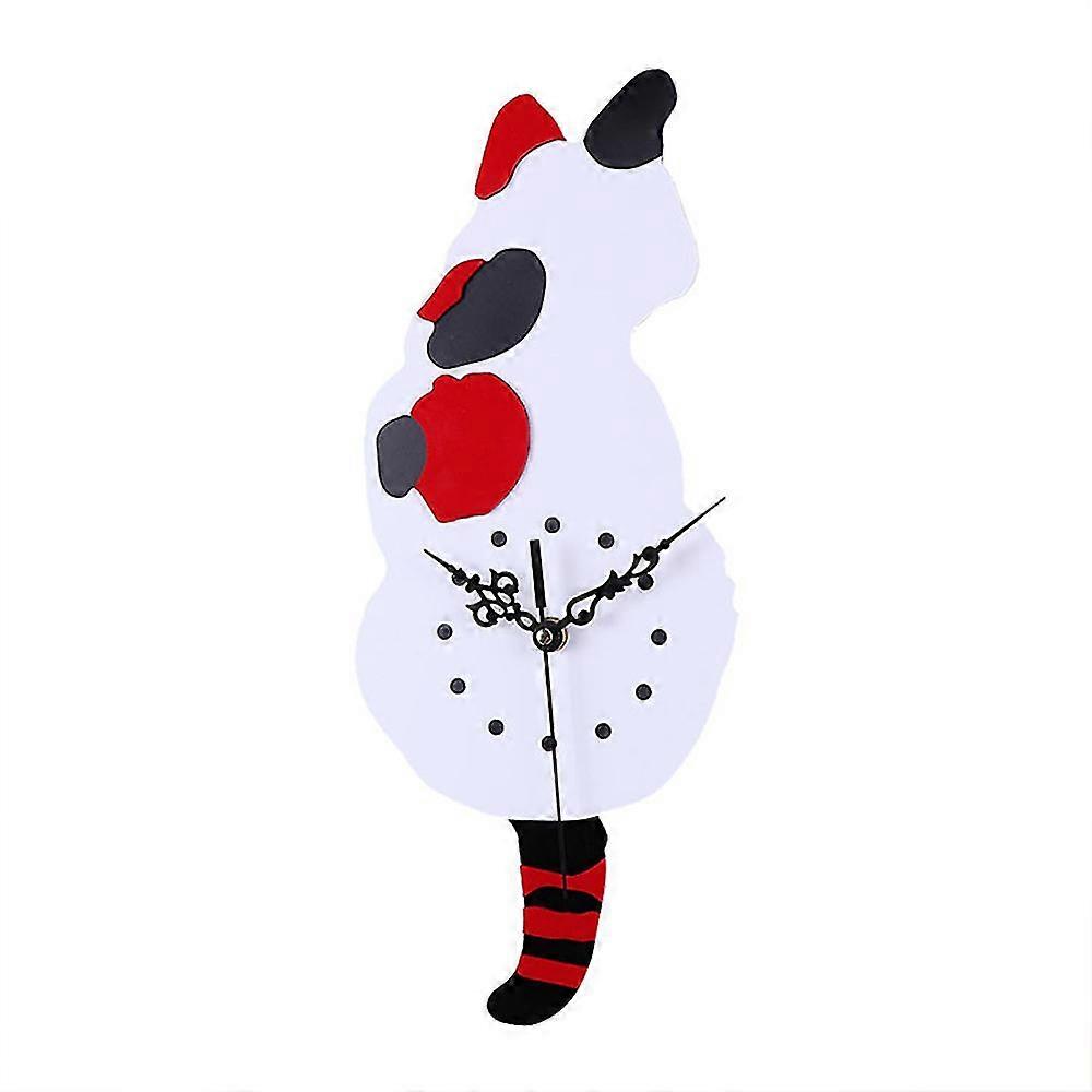 Wagging Tail Cat Wall Clock
