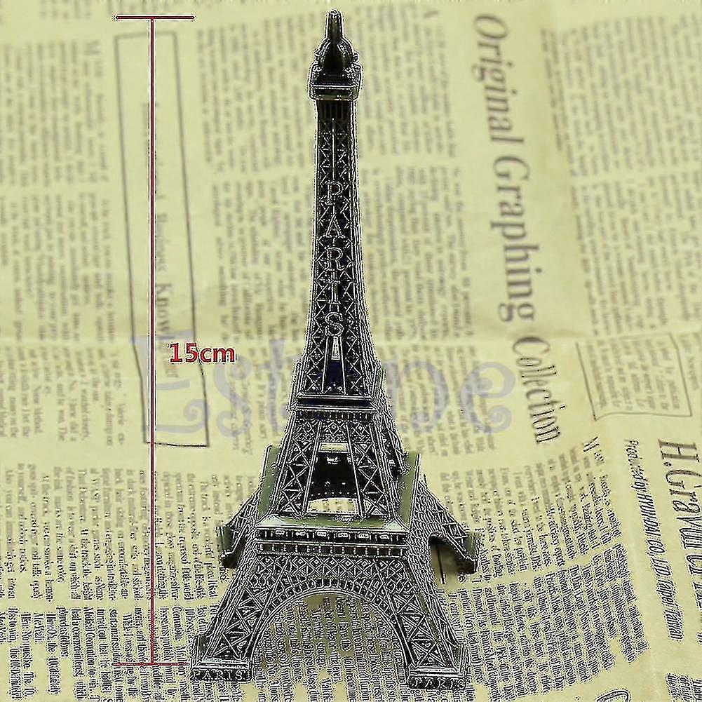 15cm Vintage Alloy Paris Eiffel -torni