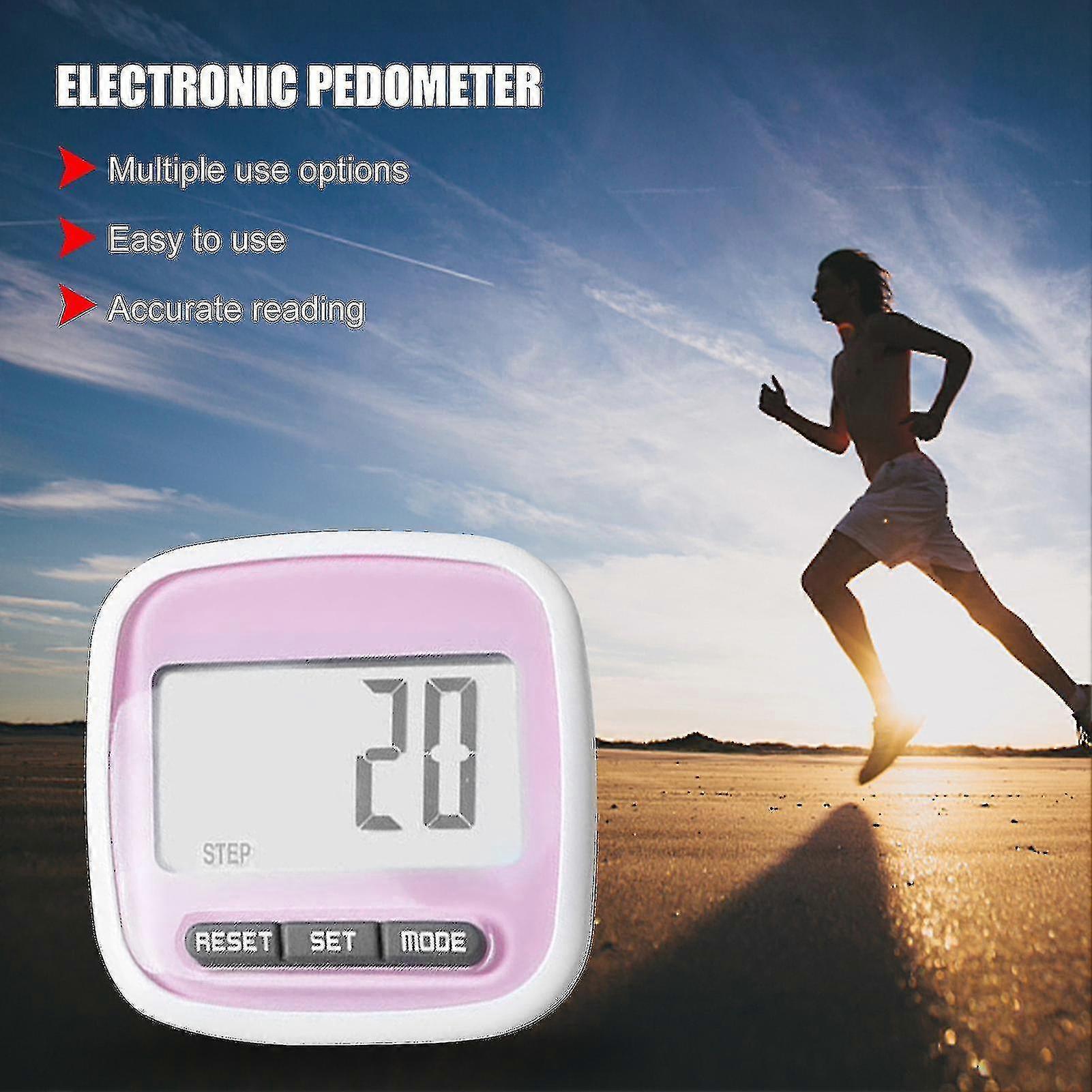 3d Mini Waterproof Step Movement Calories Counter Multi-Function Digital Pedometer With Large Dispaly Clip For Running
