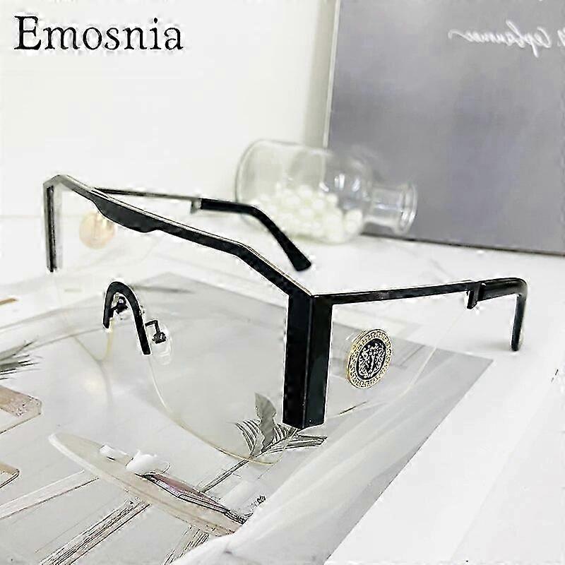 Emosnia Oversized Classic AdultSolbriller Voksen One Piece Brand Design Windproof Solbriller Sports Shield Big Frame Mand UV400