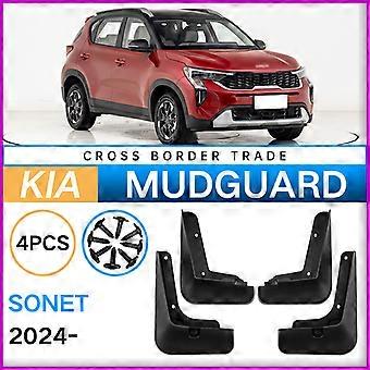 Guardabarros Guardabarros aptos para KIA Sonet 2024 Guardabarros Guardabarros Guardabarros Guardabarros Protectores de rueda Accesorios 4xNeumático