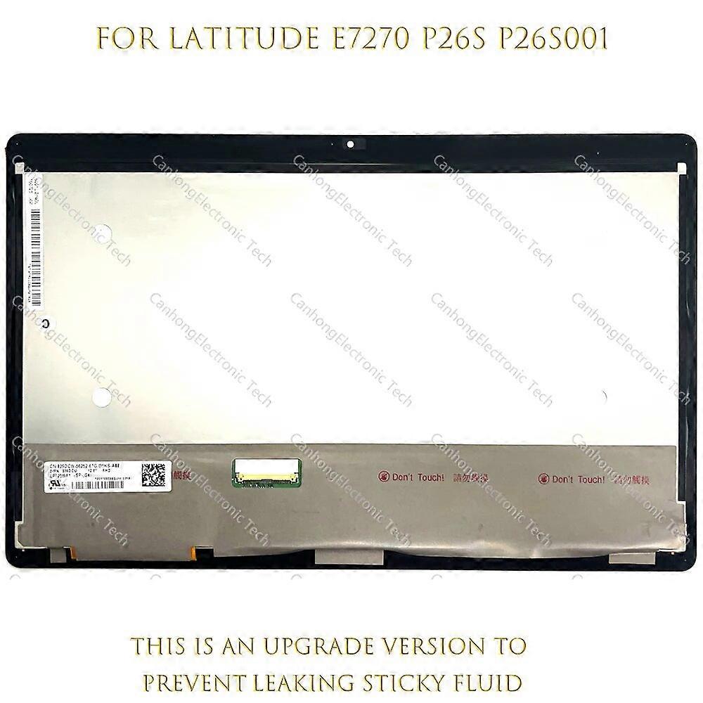 FOR DELL Latitude E7250 E7270 LCD LED Backlight Touch Screen Replacement Assembly WIth Frame Laptop Display Panel