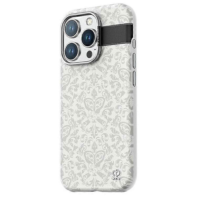 PYNANA PN-16YH4 Compatible For iPhone 16 Pro Max Case Compatible with MagSafe Flower Leather Back Cover