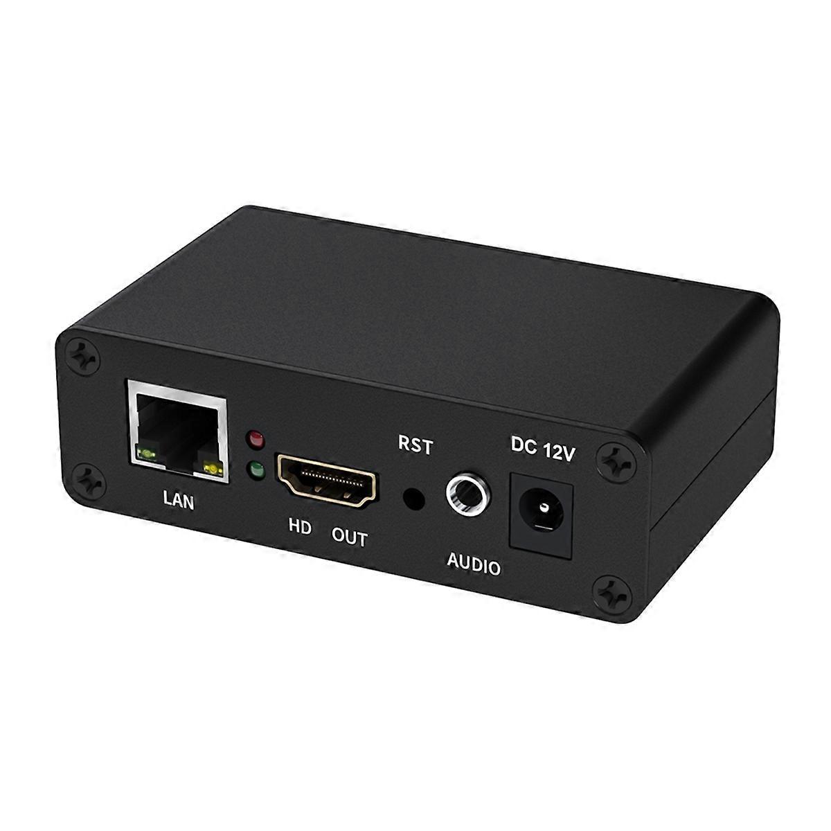 HD Video Decoder 1080P@30FPS, Supports 265/264, Live Streaming for , , RTMP, UK Plug